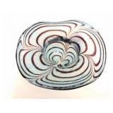 HEAVY GLASS DECOR HAT- APPROXIMATELY 12 INCHES IN