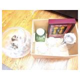 BOX LOT- CANNISTERS WITH LIDS - AND MORE