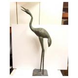 METAL CRANE- APPROXIMATELY 42 INCHES