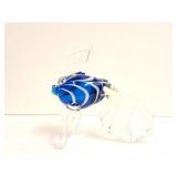 HEAVY GLASS FISH- VERY NICE- DECOR