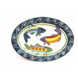 SALMON SERVING PLATE- 16 INCHES