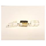 CRYSTAL MINI TRAIN- 4 INCHES IN TOTAL LENGTH