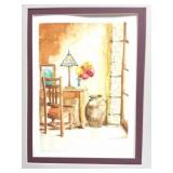 BARBARA ULSEY- 1995- ORIGINAL WATERCOLOR-