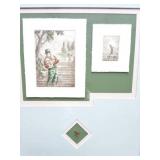 SIGNED- NUMBERED - PRINT SET-2 ORINTS IN ONE