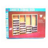 STORAGE KING- 64 CASSETTE STORAGE RACK- NEW IN