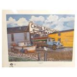 BILL ROSE- C LUNCH TIME"- SIGNED- NUMBERED-