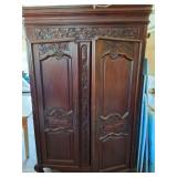 BEAUTIFUL MAGHONY ARMOIRE- VERY NICE