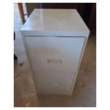 METAL 2 DRAWER FILING CABINET