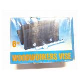 6 INCH WOOD WORKERS VISE - NEW IN OPENED BOX