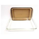 PYREX- 2  GLASS CAKE DISHES