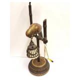 MANDALAY- BY FREDERICK COOPER- PARROT LAMP- VERY