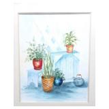 KURTZ PRINT- FRAMED- APPROXIMATELY- 25 INCHES BY