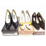 EVAN-PICONE- LADIES SHOES- 3 PAIR WITH BOXES--