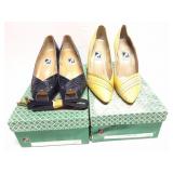 J. RENEE- 2 PAIRS VINTAGE SHOES- WITH ORIGINAL