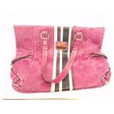 COACH- PINK SIGNATURE TOTE-  BAG- VINTAGE