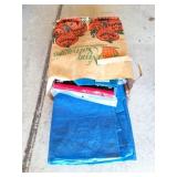 BAG OF TARPS AND ACCESSORIES