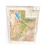 KISTLER- UTAH MAP IN 3-D- APPROXIMATELY- 17