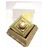 EPOCH- GOLDISH JEWELRY BOX- NEW- WITH ORIGINAL