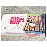 DELUXE GRILL CUTTING BOARD AND SHELF- IN ORIGINAL