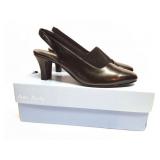 SOFT STYLE-HUSH PUPPIES CO.- MARY IIZ BLACK - 7.5