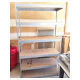 METAL SHELF-  6 SHELVES-NO CONTENTS