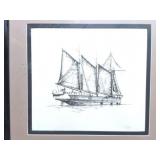 SIGNED- NUMBERED- FRAMED PRINT- 1983- 33/50-