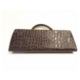 FAUX ALLIGATOR PURSE
