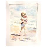 BARBARA HESS PUGSLEY- ORIGINAL WATER COLOR- NO