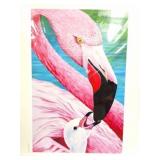 TIM MARSH- " FLAMINGO WITH CHICK"- NUMBERED-