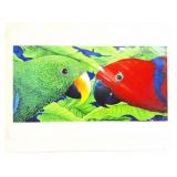 TIM MARSH- PARROTS- PRINT- 2/250- NUMBERED PRINT-