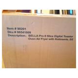 BELLA PRO 6 SLICE DIGITAL TOASTER OVEN AIR FRYER