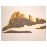 THE GREAT ALPS- SIGNED - FRAMED PRINT