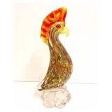 HEAVY GLASS - DECOR CHICKEN- APPROXIMATELY 8