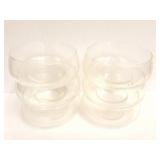6 GLASS DESERT BOWLS