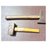 2 STEEL HAMMERS