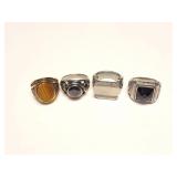 4 MENS RINGS