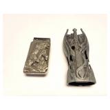 BEAR MONEY CLIP AND DRAGON LIGHTER CASE