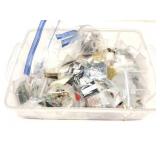 LARGE LOT OF BEADS- CONTENTS OF CONTAINER