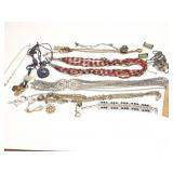 CUSTOM HANDMADE AND COSTUME JEWLERY LOT- VERY