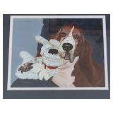 ORIGINAL PAINTING-BY JT- FRAMED- APPROXIMATELY-