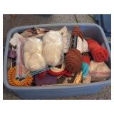 YARN AND RIBBON LOT-