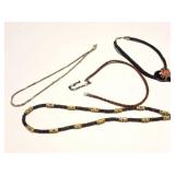 COSTUME JEWELRY NECKLACES- 4 NECKLACES