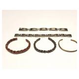 BRACLETS- 5 ITEMS IN LOT