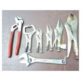 ADJUSTABLE WRENCHES- ADJUSTABLE LOCKING PLIERS