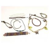 HAND MADE AND COSTUME JEWELRY LOT