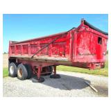 SEMI DUMP TRAILER- TANDEM - DUALS-20 FOOT LONG