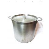 ALL- CLAD STAINLESS STEEL POT WITH LID- 4 GALLON