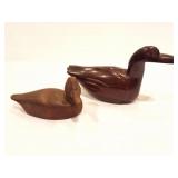 2- WOODEN DUCKS