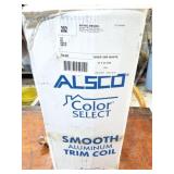 SMOOTH ALUMINUM TRIM COIL- ROYAL BROWN- WHITE ON
