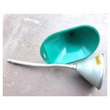 METAL FLEX FUNNEL AND PLASTIC FUNNEL